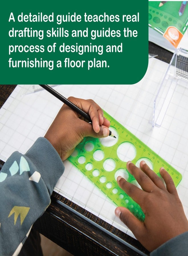 مايندوير مصمم المناظر الطبيعية MindWare Art-chitect للأطفال - مجموعة تصميم المناظر الطبيعية ثلاثية الأبعاد للأطفال من سن 8 سنوات فما فوق - تعلم أساسيات الهندسة المعمارية أثناء التصميم من البداية إلى النهاية - Image 4